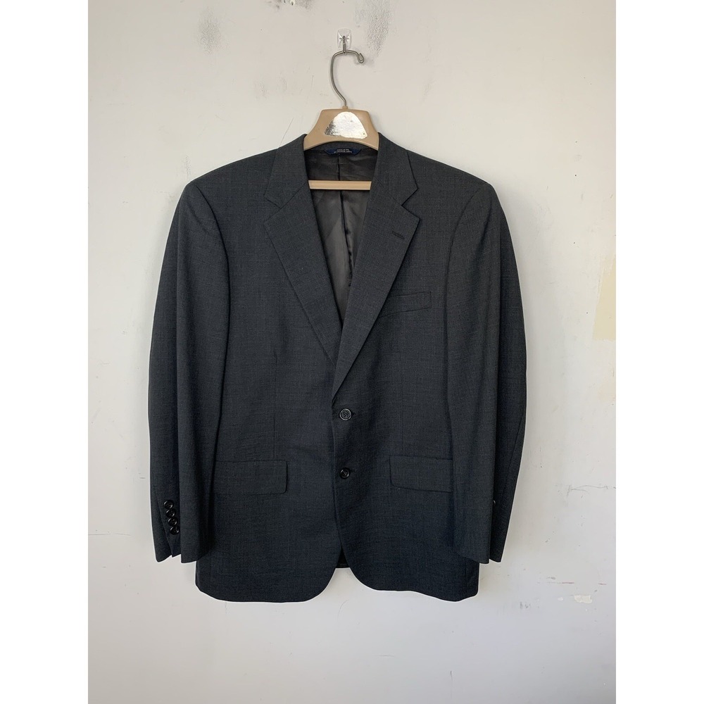Brooks Brothers Mens Blazer‎ 39 Gray Church Wedding 100% Wool Brooksease USA